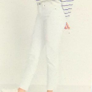 Old Navy High Waisted O.G. Straight White Ankle Pants size 10